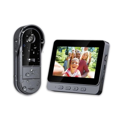 Doorbell Wireless No Subscription with Monitor, Waterproof Video Intercom 108...