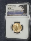 2015 $10 AMERICAN GOLD EAGLE (1/4 oz) NGC MS-70  First Day Issue