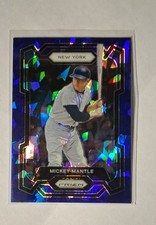 2024 Panini Prizm - Mickey Mantle #130 Blue Ice Prizm