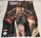 Nobunaga's Ambition Nintendo NES Vintage 1988 Poster Map Insert Authentic