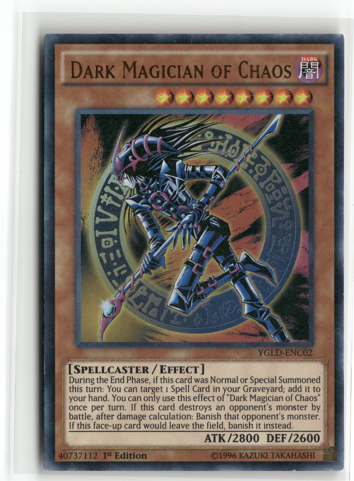 Dark Magician of Chaos IOC-EN065 Invasion of Chaos Unlimited 1996