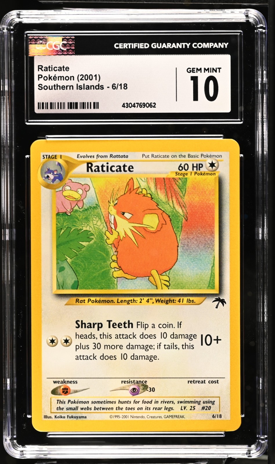 CGC 10 RATICATE #6 SOUTHERN ISLANDS (9062)