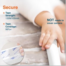 Heftyfit Edge Protector for Baby Proofing 6Ft Large Edge Only , Heavy-Duty Soft
