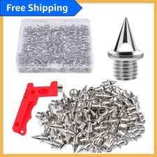 Track and Cross Country Shoe Spikes - 120PCS Stainless Steel with Spike Wrench