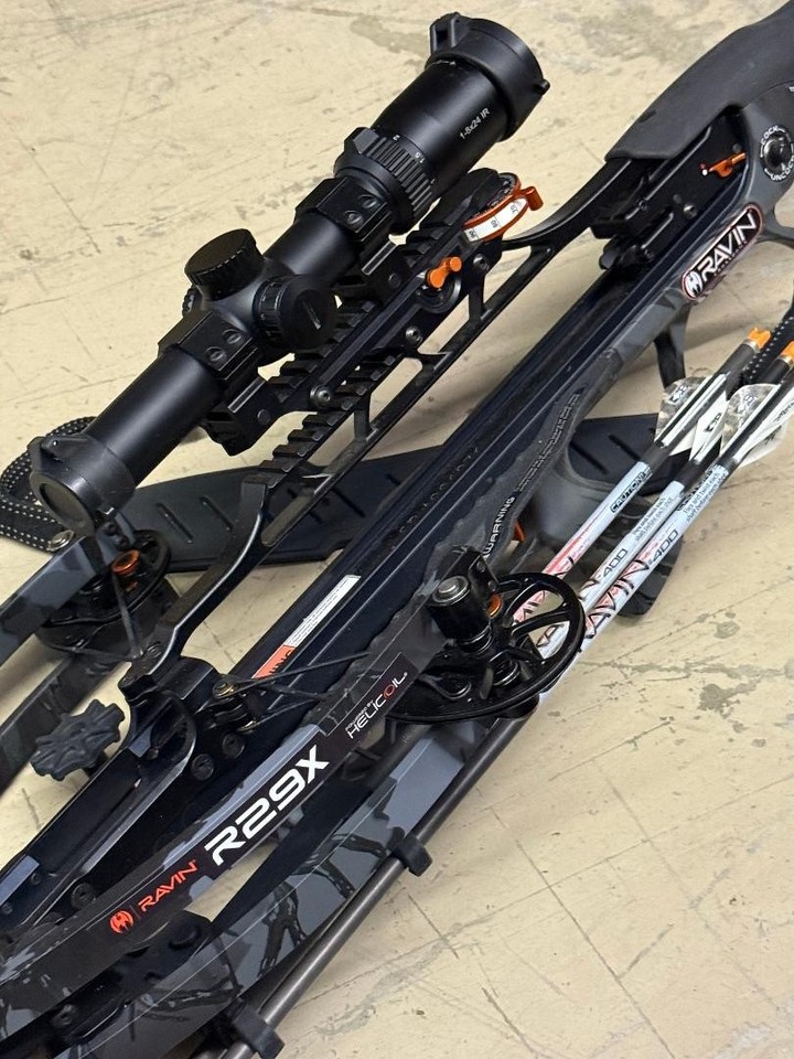 Ravin R29x Scope PERFECT Ravin R29X SNIPER Crossbow Package 450 FPS - Predator Dusk Camo ...