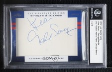 2012 Leaf Sports Icons Cut Signatures 3/6 Gale Sayers George Blanda Auto HOF uk2