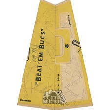 1969 Pirates/Giants Multiple Autographed Horn W/ 5 HOF's - JSA LOA (Clemente)