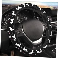 Steering Wheel Cover for Women Elastic Rubber Steering Wheel Dachshund Lovers