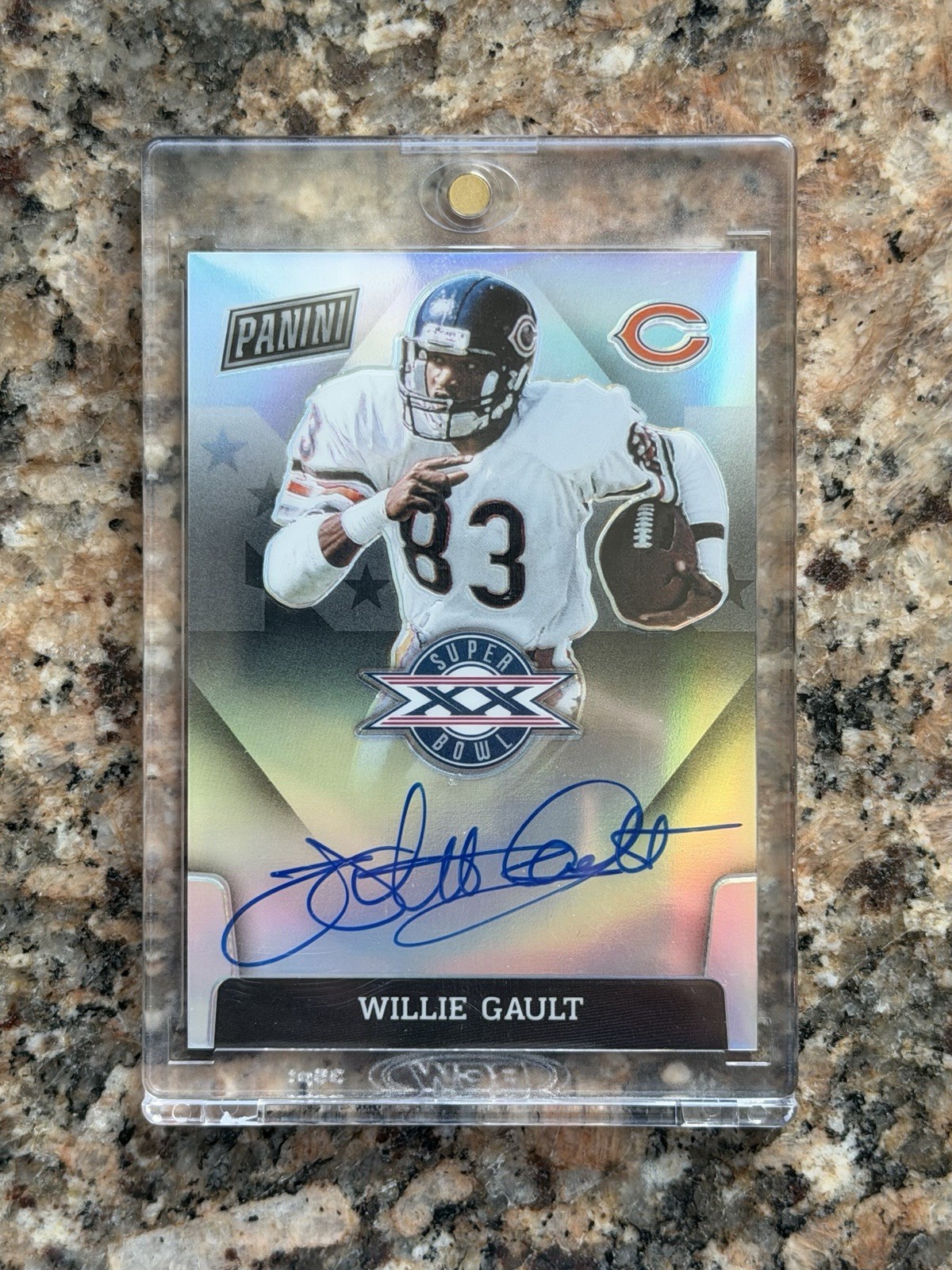 Willie Gault #SBXX-WG 2022 Panini Select Football Super Bowl Signatures