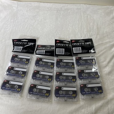 T.D.E.'' brand 60-minute, Low Noise cassette tapes,  Four Three Packs New