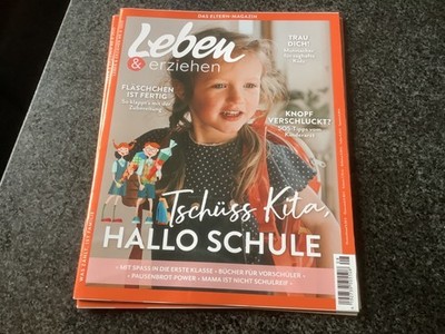 LEBEN & ERZIEHEN 08/2025  Tschüss Kita, Hallo Schule Neu Und Ungelesen￼ 