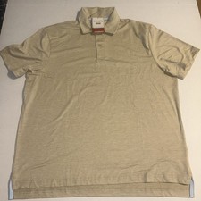 Chaps Everyday Performance Polo Shirt Men's Size X L Tan Moisture Wick