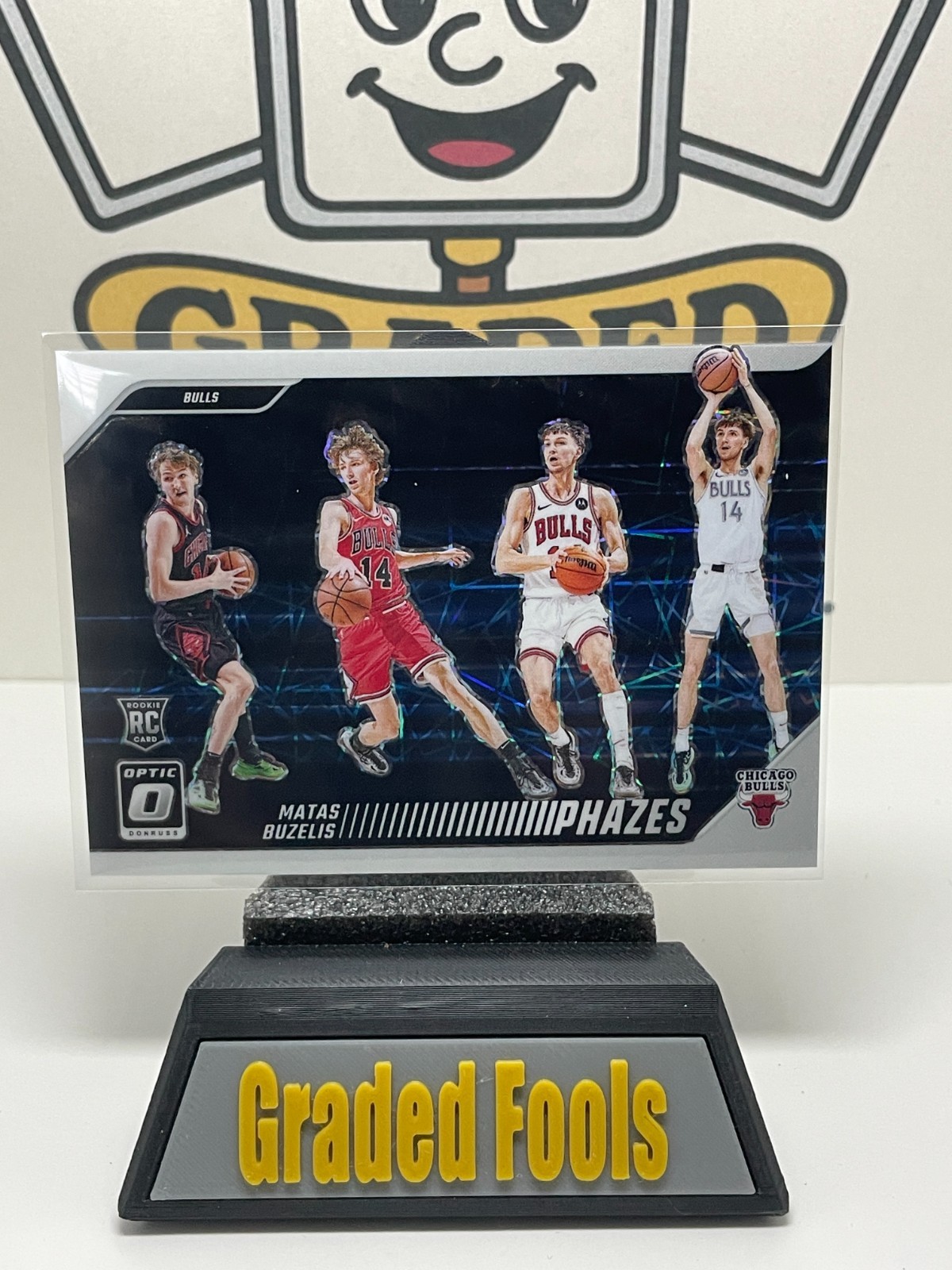 2024-25 Donruss Optic #27- Matas Buzelis - Phazes SSP Case Hit RC Chicago Bulls