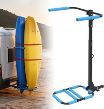 Rv Kayak Rack Hitch Mount 2 Kayak Vertical Carrier 300 Lbs 2 In Receiver Black