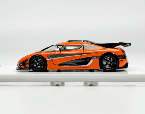 Modellino sportivo LMLF 1:64 Orange One 1 Super Racing auto in metallo pressofuso - Foto 5 di 12