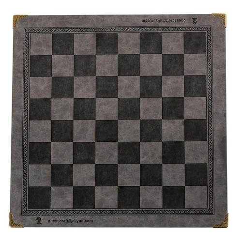Flat Chess Board International Synthetic Leather Chessboard Chess Games - Picture 11 of 11