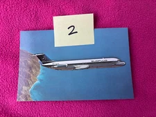 transportation AVIATION vintage POSTCARD airliner DC-9 plane SUDFLUG germany