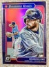 2021 Donruss Optic Holo Purple Brandon Lowe Diamond Kings #1 Tampa Bay Rays