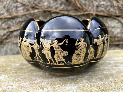 Vintage Spathas Keramik Schale, Made in Greece