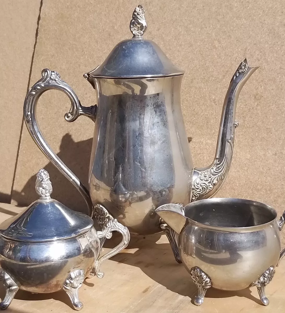 Antique silver hotsell plated