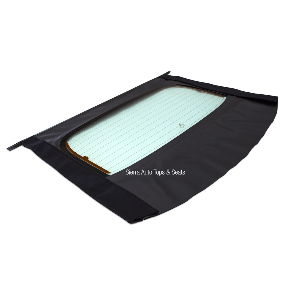 Fits: 1998-2000 Cavalier & Sunfire - Convertible Top w/Window, Black Sailcloth - Image 2 of 4