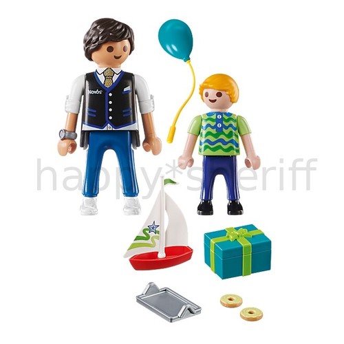 Playmobil Play n Give Godfather with Godson 70333 NEW Exclusive Collectible - Picture 2 of 7