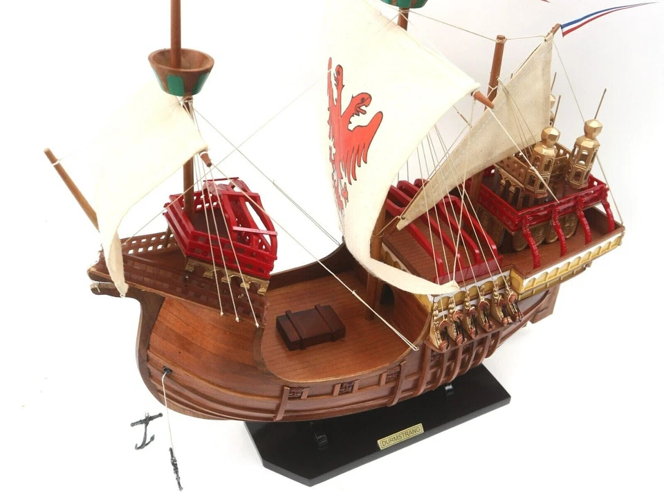 Tres belle maquette en bois HARRY POTTER - LE DUMSTRANG - longueur : 52 cm  - Photo 2/4