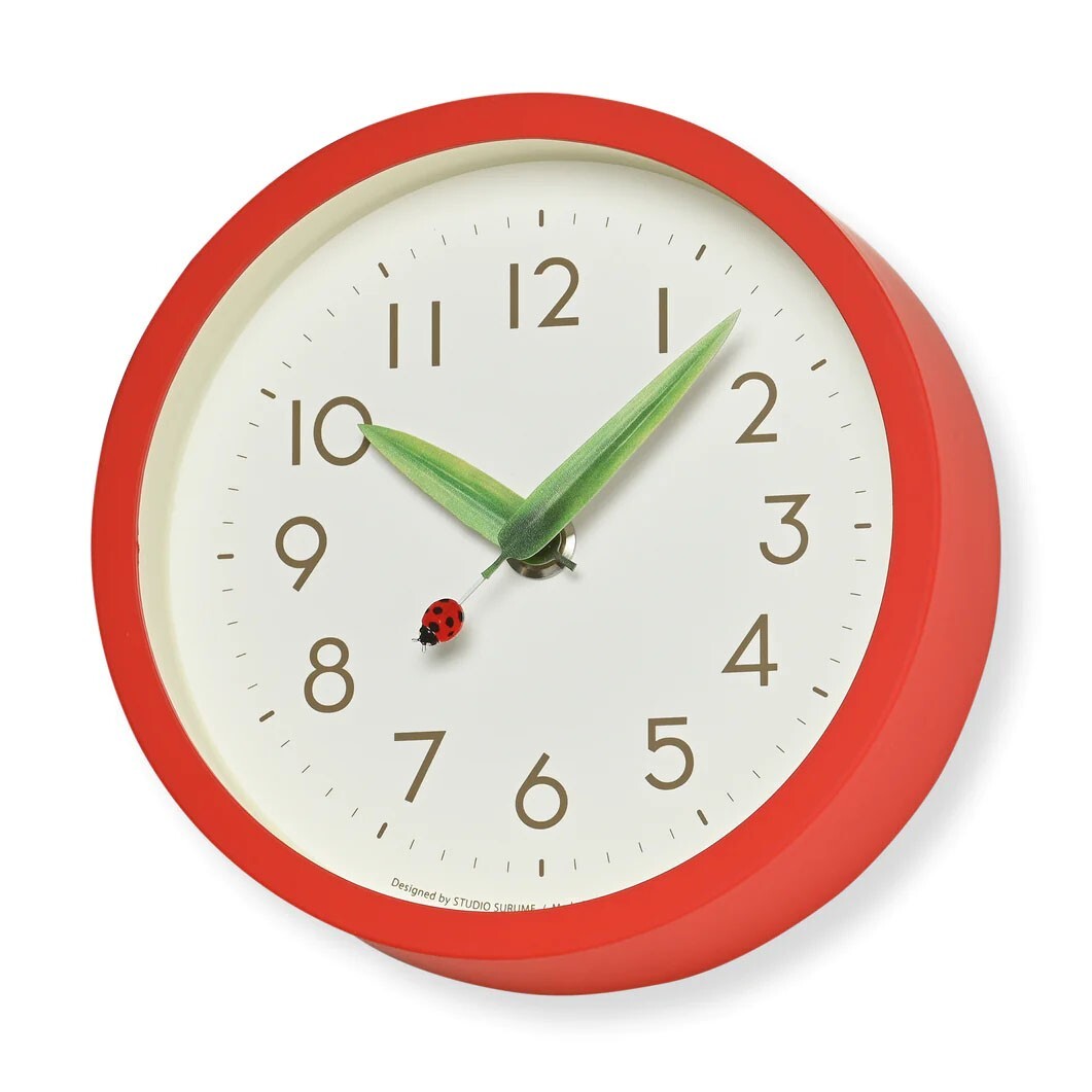 Lemnos Perch Wall Table Interior Clock Tento Ladybird Red MoMA