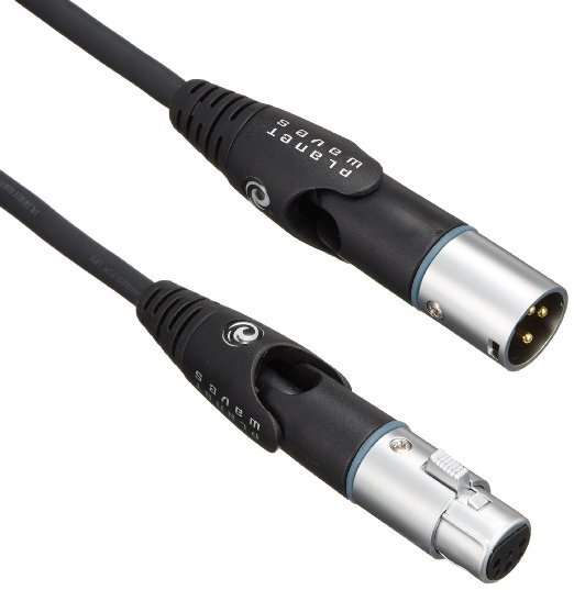 D'Addario PW-MS-25 Custom Series Swivel XLR Microphone Cable, 25 feet