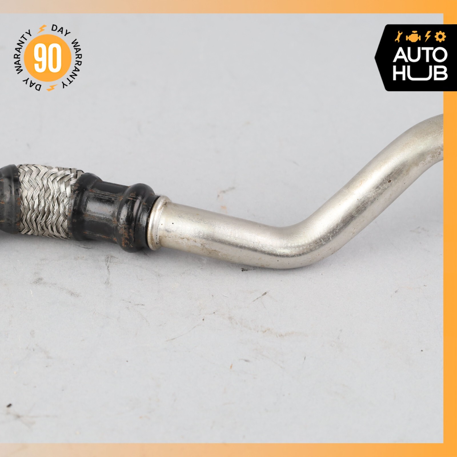 03-12 Bentley Continental Flying Spur Turbocharger Return Oil Line Right Side