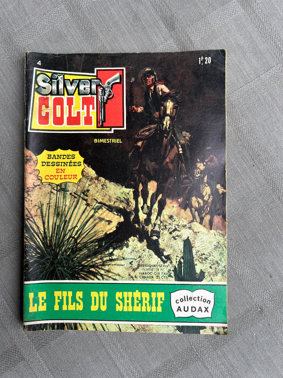 Silver COLT 2e Series No ° 4 Arédit The Fils The Sheriff 1971 IN Good Condition