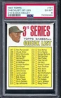 1967 Topps Baseball Dick Kelley 3rd Series Checklist 197-283 #191 PSA 8