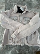 Nwt Mother Dut Dunked In Trouble The Cut Drifter Jean Jacket Sz Xs $345