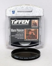 Tiffen 62mm 62 mm Warm Linear Polarizer Filter Used 35mm SLR Film DSLR Digital