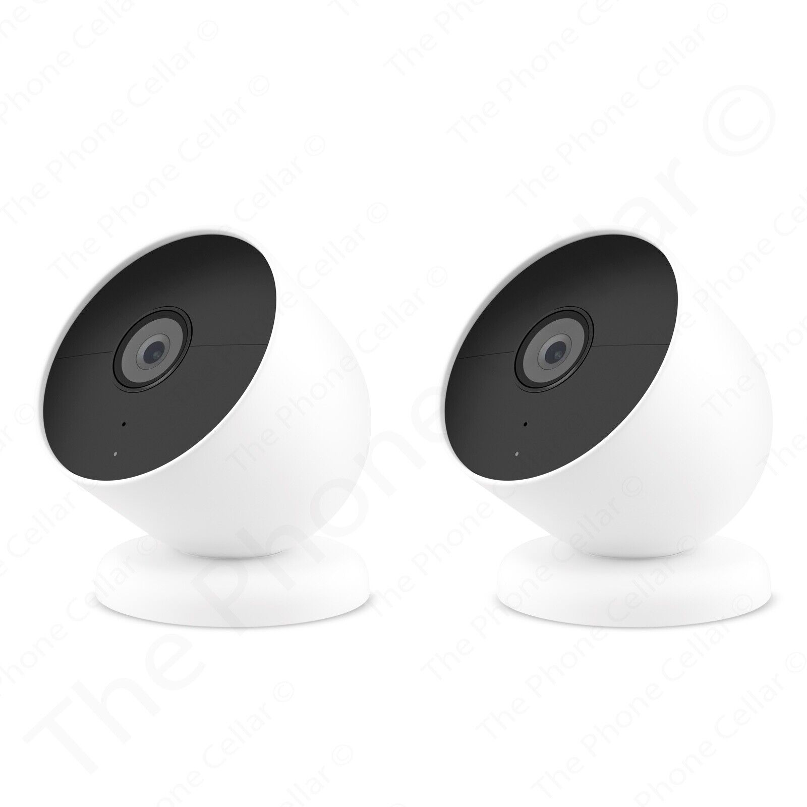 Google Nest Cam Indoor/Outdoor Surveillance Camera - Snow, Pack of 