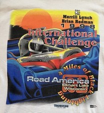 Vintage 1998 Road America International Challenge T Shirt Made In USA Anvil Tag