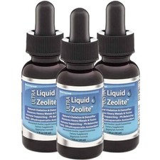 Paquete de 3 zeolita líquida 1 oz, funciona MÁS RÁPIDO que las cápsulas EDTA EDSA polvo intracelular