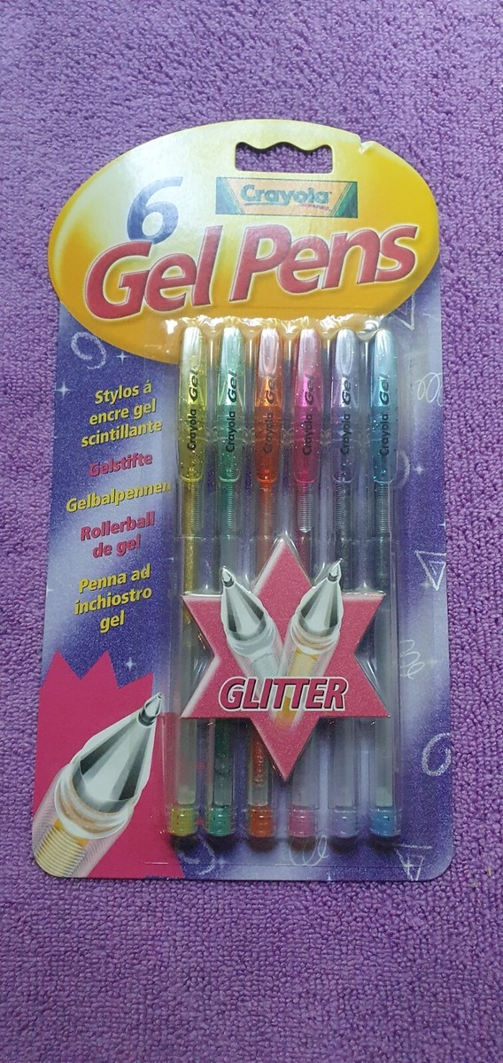 Crayola Glitter Gel Pens 6pk