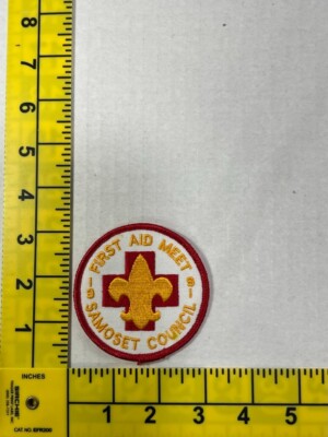 Samoset Council First Aid Meet 1991 BSA Patch