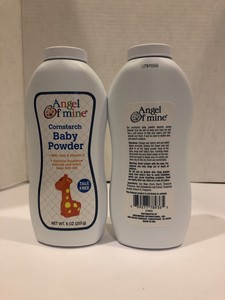 angel of mine cornstarch baby powder