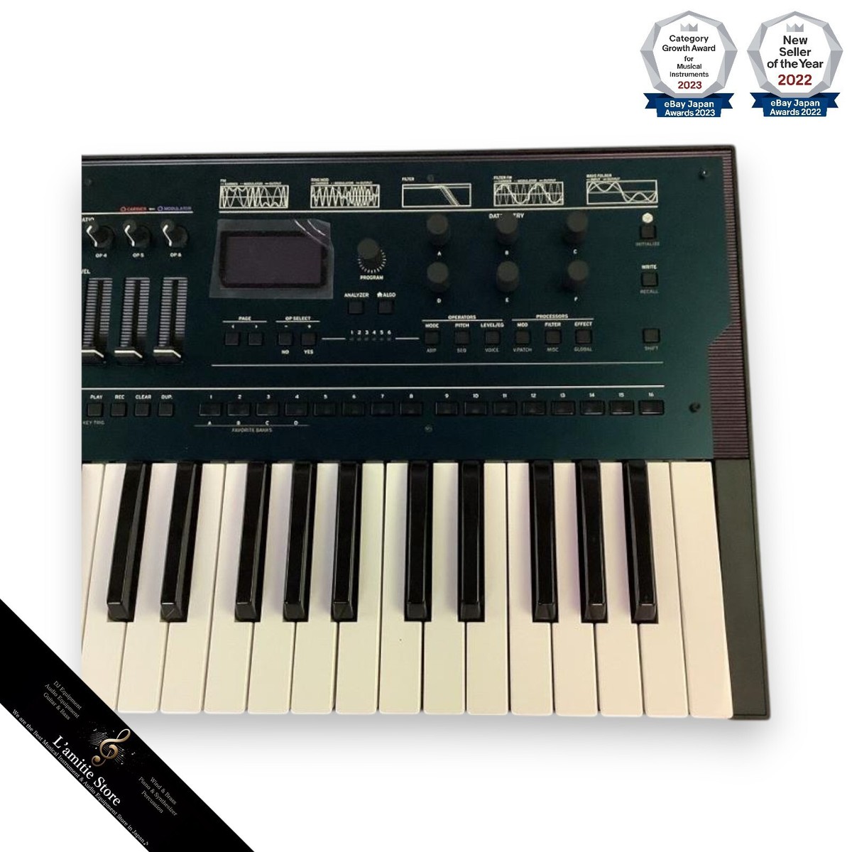 KORG opsix Altered FM Synthesizer keyboard Polyphonic motion