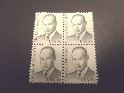 US Postage Stamp 1981 Charles Drew M.D. Great Americans Series Scott ...