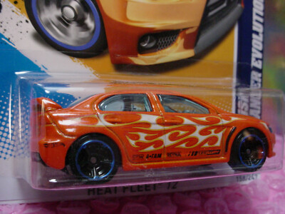 2012 i Hot Wheels MITSUBISHI 2008 LANCER EVOLUTION #158∞orange