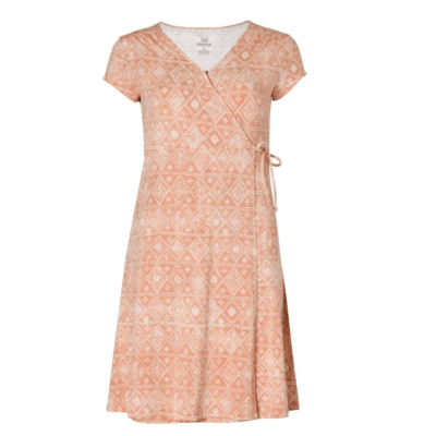 Sherpa | Padma Wrap Dress | Women's Summer Dress | Desert Sand Geo