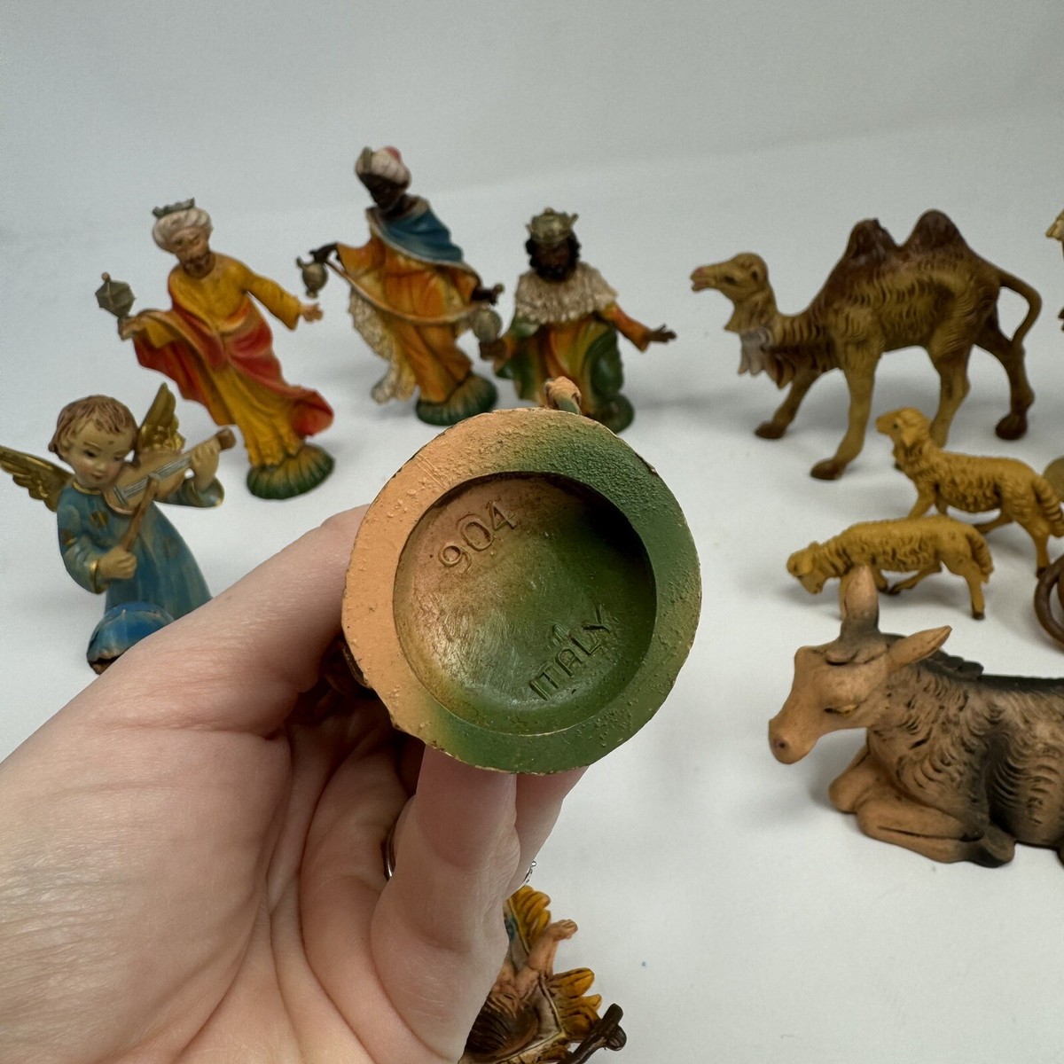 Vintage Presepio Italian Nativity 12 Pc Set Figurine Figure