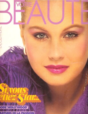 1979 Votre Beaute Fashion December Yves Montand Carole Bouquet Andre Courreges
