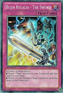Bujin Regalia - The Sword - JOTL-EN074 - Common - 1st Edition x3 - Lightly Playe