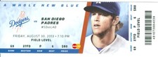 2013 Dodgers vs Diamondbacks Ticket:  Scott Van Slyke Walk-off HR/Didi Gregorius