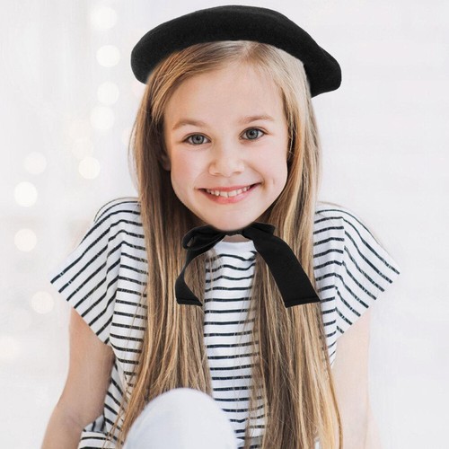 Beret Hat Kids Beret Hat Vintage Beret Hat Outdoor Casual Beret Hat Woolen Hat - Picture 7 of 12