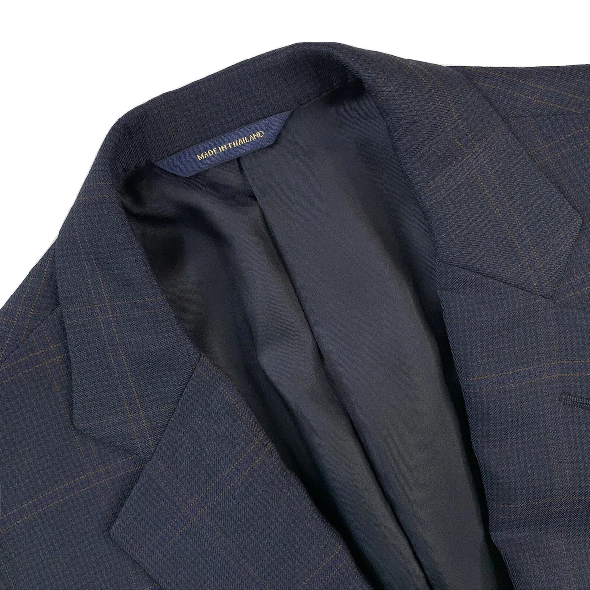 Mint 42 R Brooks Brothers 1818 Madison X Navy Blue Wool Double